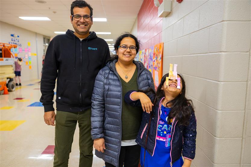 Students and families enjoy STREAM Night